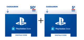 PlayStation Store kaart €50 + €5 voor €50 bij Start Select