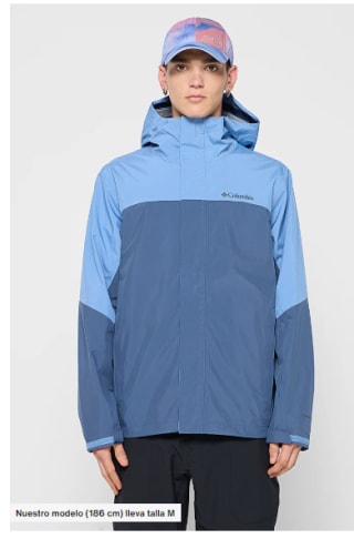 Chaqueta con capucha de Hombre Columbia Wahkeena Falls 3L Shell por 66€