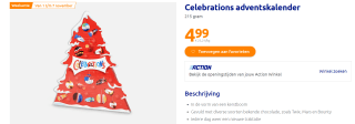 Celebrations adventskalender voor €4,99 bij Action
