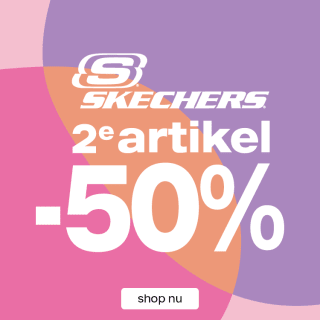 Skechers met 50% korting op het tweede paar op vanharen.nl