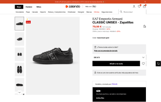 EA7 Emporio Armani Classic Unisex por 79,95€