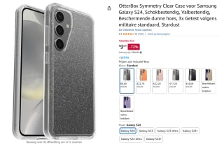 OtterBox Symmetry - Geschikt voor Samsung Galaxy S24 voor €9,69 via Amazon