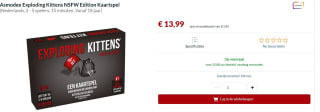 Asmodee Exploding Kittens NSFW Edition Kaartspel voor €13,99 bij Alternate