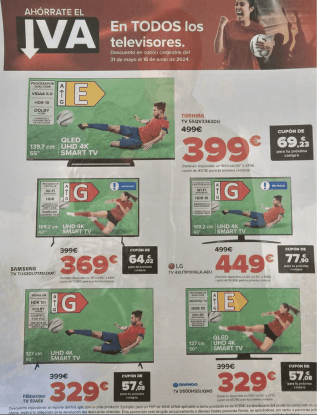 Ahórrate el Iva electrónica folleto Carrefour del 24 mayo al 30 mayo 2024