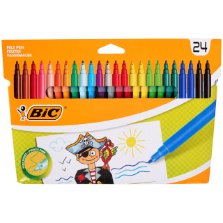 BIC Kleurpotloden of stiften 24 stuks voor €2,98 bij de Action