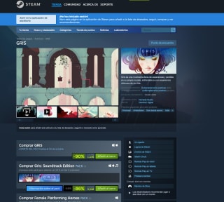 Videojuego GRIS Steam Gratis