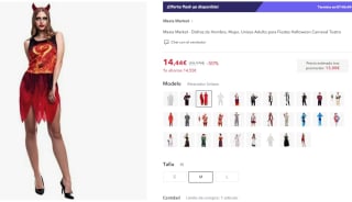 Hasta 70% + 30% EXTRA descuento en disfraces y accesorios Miravia