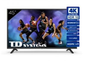 TV LED 114,3 cm (45") TD Systems K45DLJ12US, 4K UHD, Smart TV por 279€