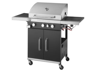 Gasbarbecue, 3 branders GRILLMEISTER voor €88,99 in de Lidl webshop van België