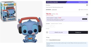 Funko POP! Stitch Gamer por 10.2€