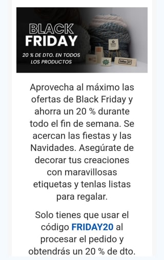 -20% de Descuento en Etiquetas Personalizadas.