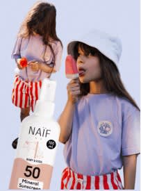 Gratis Repose AMS t-shirt + 30% korting op zonnebrand en aftersun bij Naïf