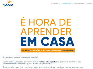 Microsoft e Red Hat na SENAC/SP + 100 Cursos - Gratuito.