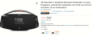 JBL Boombox 3 - Bluetooth Speaker - voor €256 bij Amazon