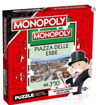 Puzzle Monopoly 1000 PiezasWinning Moves - Plaza de Hierbas, Verona, Ed. Italiana por 5,53