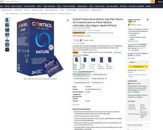 Control Preservativos Nature Caja Pack Ahorro 24 Condones para un Placer Natural Lubricados por solo 6,70€