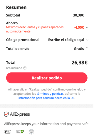 Cepillo de limpieza eléctrico 8 en 1 multifuncional por solo 25,77€