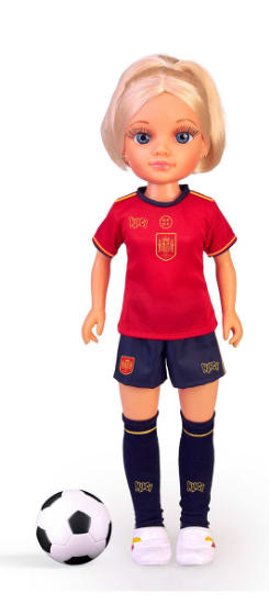Muñeca Nancy futbolista Un día con la Selección Española de fútbol - Rubia por 19,95€