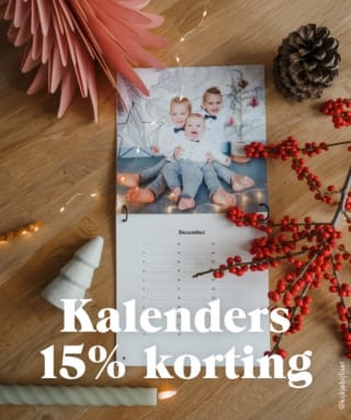 15% korting op kalenders + gratis verzending bij IXXI