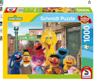 Schmidt Spiele 57574 Barrio Puzzle (1000 Piezas), diseño de la Calle Sésamo por 7,45€