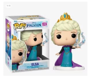 Funko Pop Disney Ultimate Princess Elsa por 12.99€ (Cuenta Nueva 7.8€)