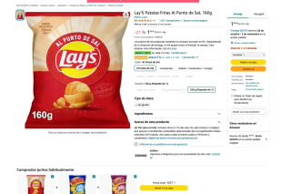 Lay'S Patatas Fritas Al Punto de Sal 160g por 1,49€