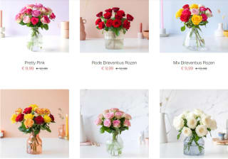 Brievenbus rozen voor €9,99 bij Bloompost
