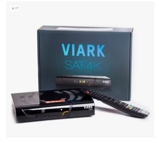 Receptor Satélite 4K Multistream Viark Sat 4K UHD DVB-S2X H.265 HEVC 60fps con LAN y Antena WiFi por USB por 127.49€