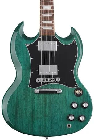 Gibson SG Standard Translucent Teal Elektrische gitaar voor €1.399 bij Thoman