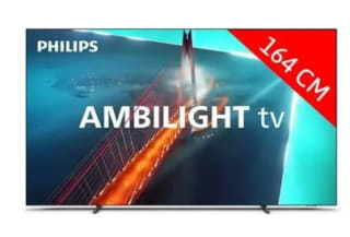 TV OLED 4K 164 cm PHILIPS 65OLED708/12 Ambilight Dolby Vision Dolby Atmos à 1.787€