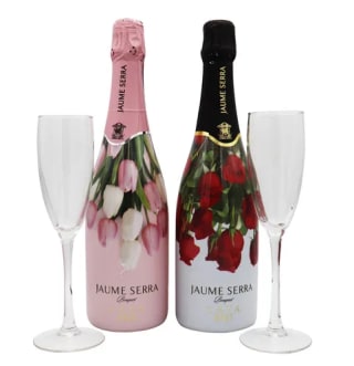 lote cava bouquet Jaume Serra PACK DE 2 + 2 Copas por 12,07€