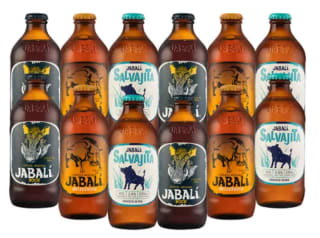 12 Botellas Cerveza Artesanal Jabalí Variety por $275 | Rebaja Mercado Libre