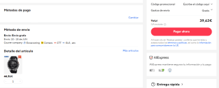 Reloj deportivo Casio hombre AE-2000W-1B por 39,63€