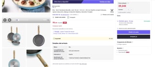 Bra Set 3 Sartenes Nordik, Lote 18 cm + 22 cm + 26 cm por 39,34€