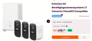 Eufy EufyCam 2C Triple pack Wit met homebase voor €199,95 bij Ibood