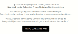 Gratis Sample New Look van La Collection Privée Christian Dior