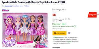 Sparkle Girlz Fantasie Collectie Pop 5-Pack van ZURU voor €11 bij Bol