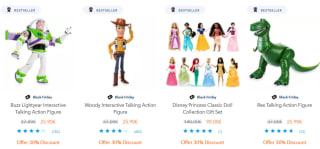 30% korting op veel items in de Disney Shop