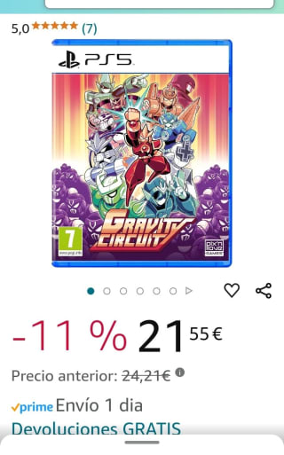Gravity Circuit PS5 por 21,55€.