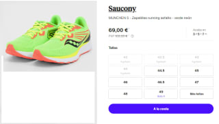 Zapatillas de Running para Hombre Saucony MUNCHEN 5 por 69€