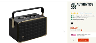 JBL Authentics 300 - Zwart met een JBL Soundgear Frames zonnebril cadeau voor €285,99 bij Jbl