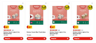 1+2 gratis op Bolsius theelichtjes bij Kruidvat