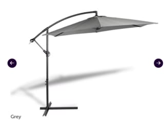 Lifa Garden zweefparasol met hoes voor €59,96 bij iBOOD