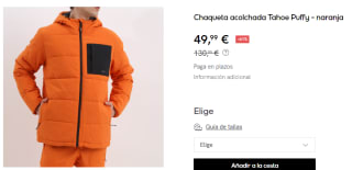 Chaqueta acolchada de Hombre Oakley Tahoe Puffy por 49.99€