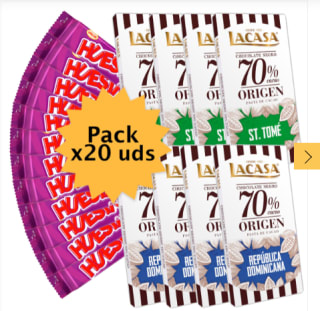 Super pack Chocolates de Lacasa + Huesitos a 9€