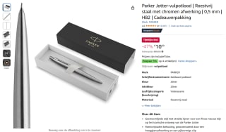 Parker Jotter vulpotlood voor €10,69 bij Amazon