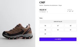 Zapatillas de Trekking para Mujer CMP AKAN por 49€