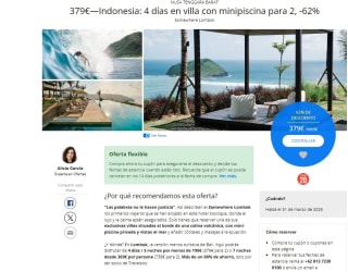 Indonesia: 4 días en villa con mini piscina para 2 desde 379€