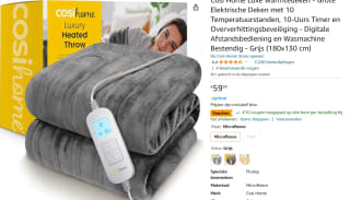 Cosi Home Luxe Warmtedeken voor €49,99 bij Amazon.nl