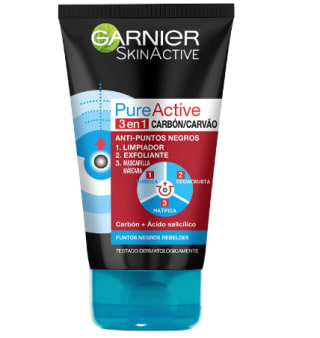 GARNIER Skin Active - Pure Active - 3 en 1, 150 ml por 2.92€